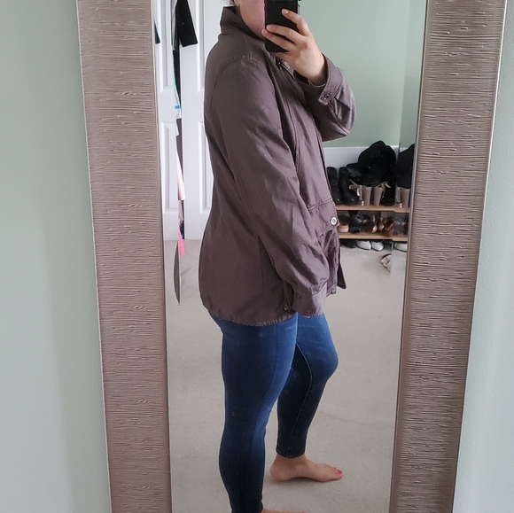 Eileen Fisher cotton brown/taupe jacket la… - Picture 8 of 13